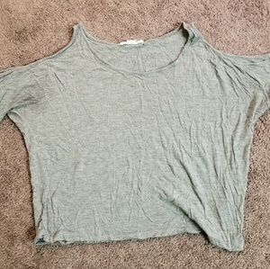 Cold Shoulder Crop Top